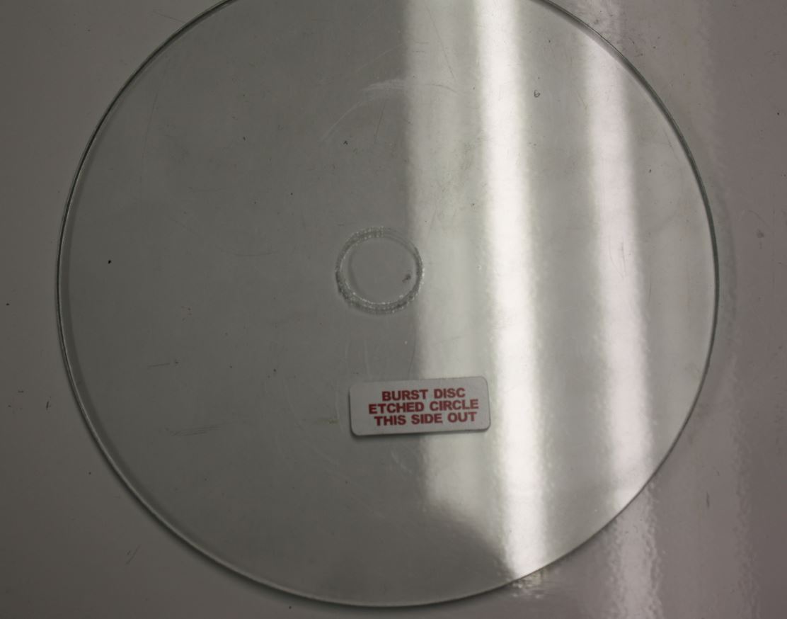 Burst Disk Etched, 7", w/Labels